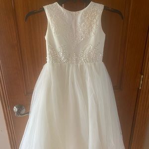 Flower girl dress Ivory Sz. 7-8